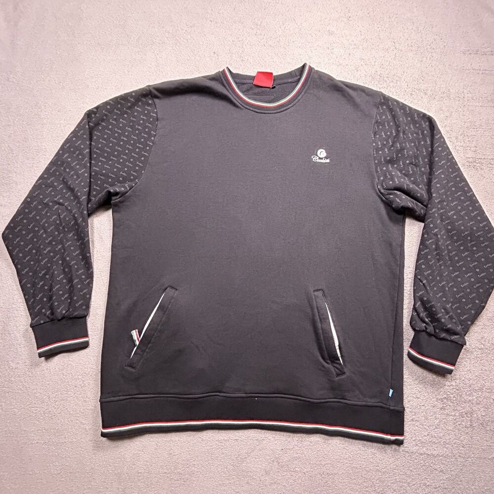 Cookies Crewneck Sweatshirt Mens 3XL Black Monogram Skater